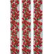 Red Rose Plastic Panels, 1ft x 6ft, 3ct