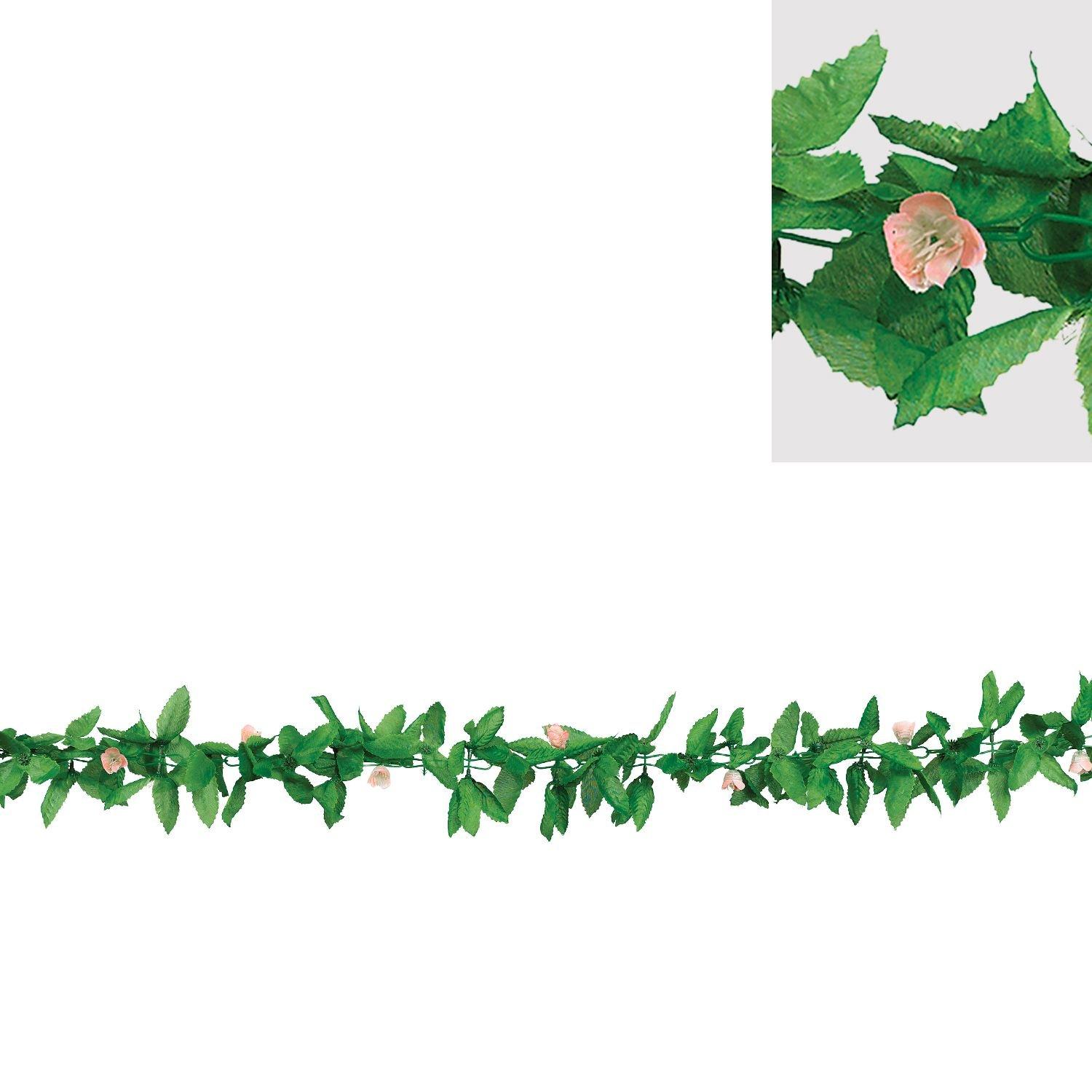 Bunke af Slået lastbil Dæmon Love & Leaves Garland 6ft | Party City