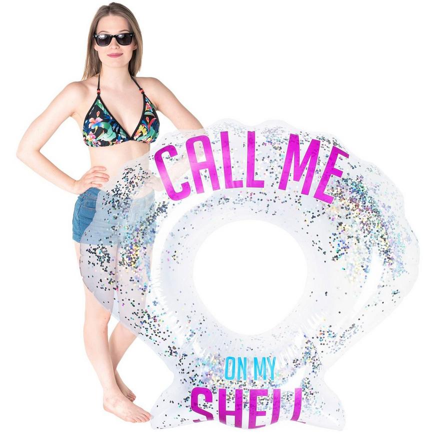 Seashell Confetti Pool Float