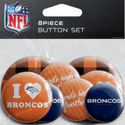 Denver Broncos Buttons, 8ct