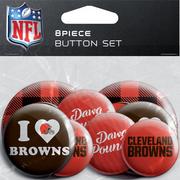 Cleveland Browns Buttons, 8ct
