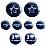 Dallas Cowboys Buttons 8ct