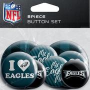 Philadelphia Eagles Buttons, 8ct
