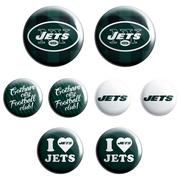 New York Jets Buttons 8ct