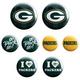 Green Bay Packers Buttons 8ct