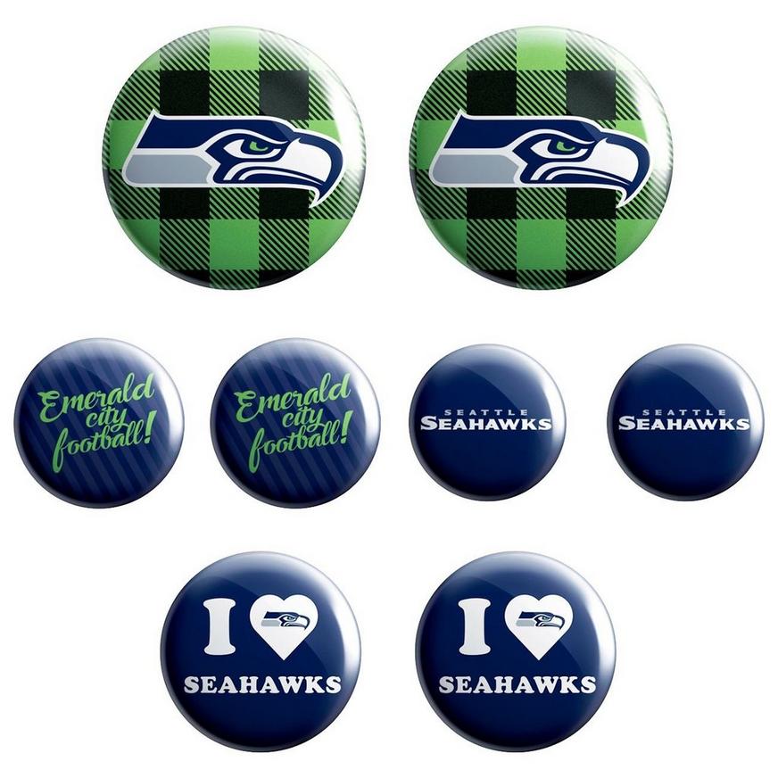 Seattle Seahawks Buttons 8ct