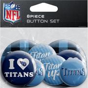 Tennessee Titans Buttons, 8ct
