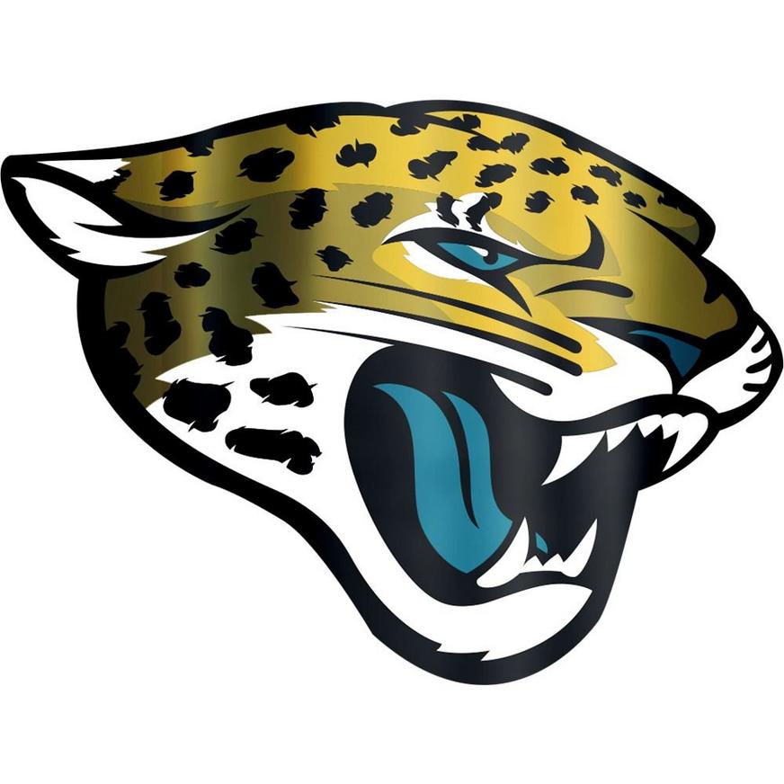 Metallic Jacksonville Jaguars Sticker