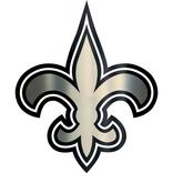 Metallic New Orleans Saints Sticker
