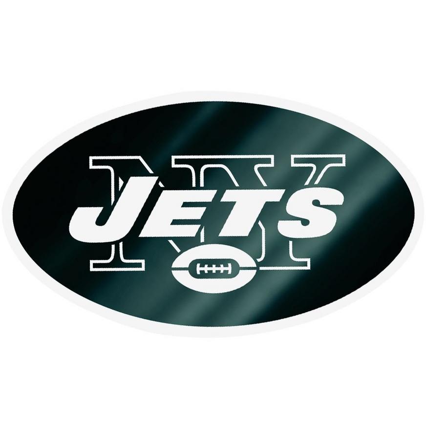Metallic New York Jets Sticker