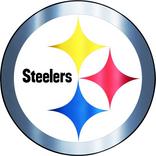 Metallic Pittsburgh Steelers Sticker