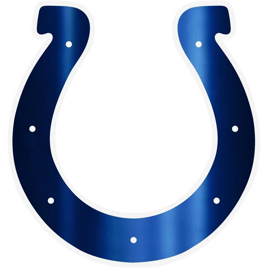 Metallic Indianapolis Colts Sticker