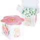 Sweet Baby Girl Floral Baby Favor Boxes 8ct