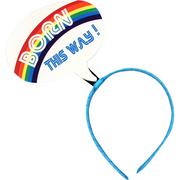 Born This Way Rainbow Headband