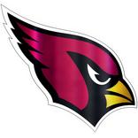 Metallic Arizona Cardinals Sticker