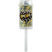 Black, Gold & Silver Pop! Confetti Poppers 2ct
