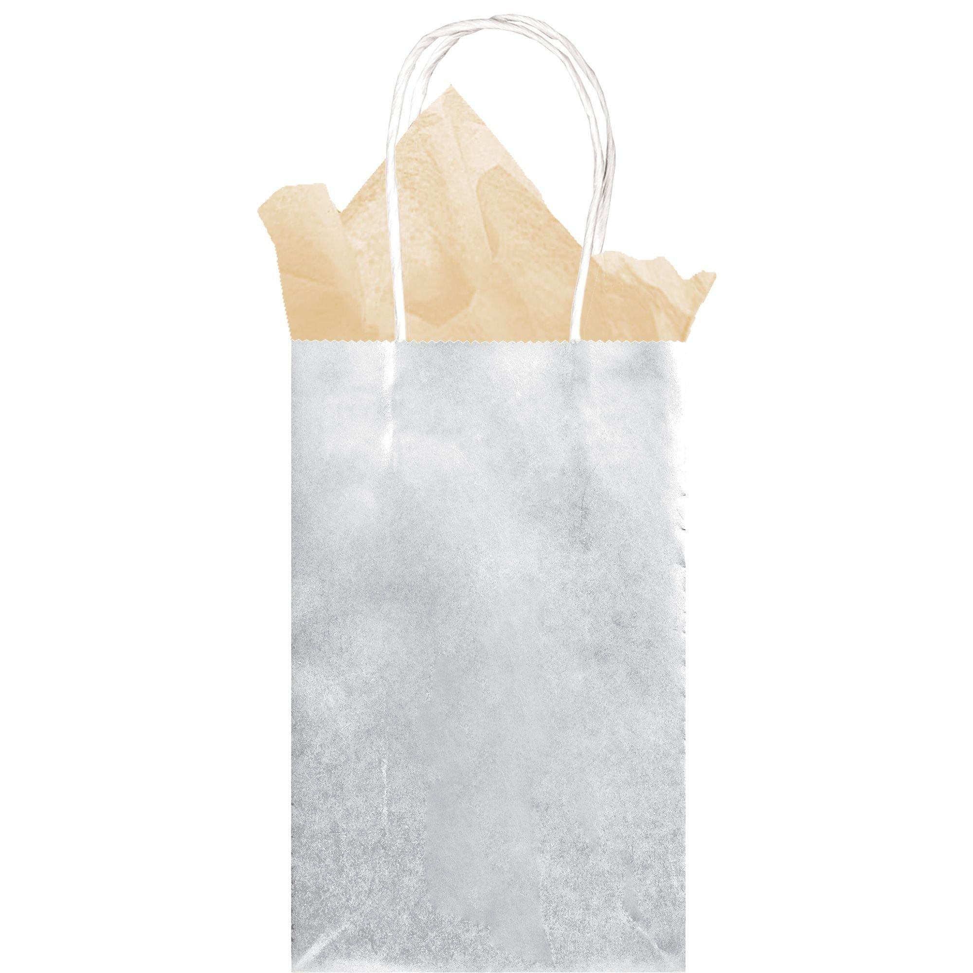 Small Shopping Bag - Silver