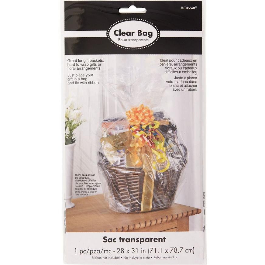 Read Unemployed Romance Clear Cello Bag 28in x 31in | Party City