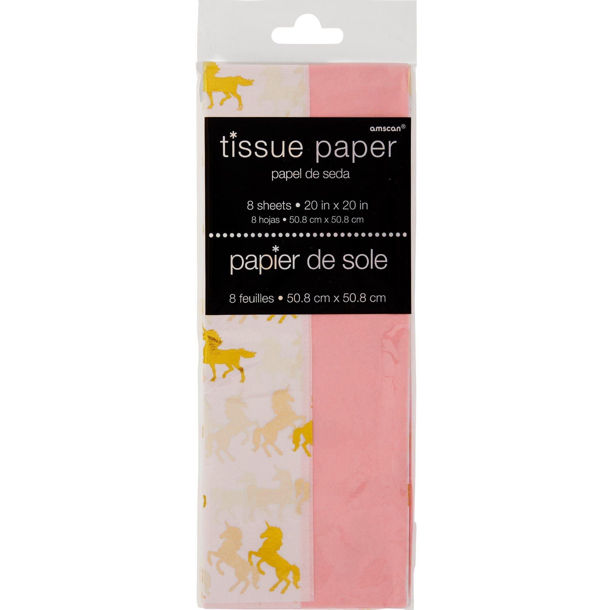 White Sparkle Tissue Paper 5ct