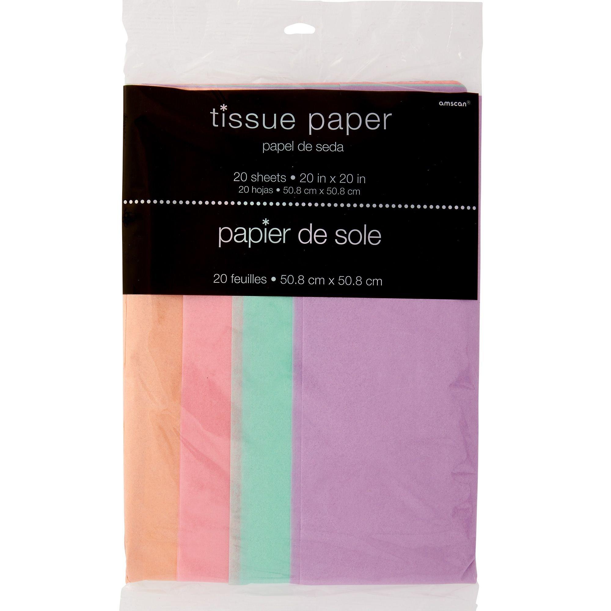 Pastel Tissue Paper 40ct