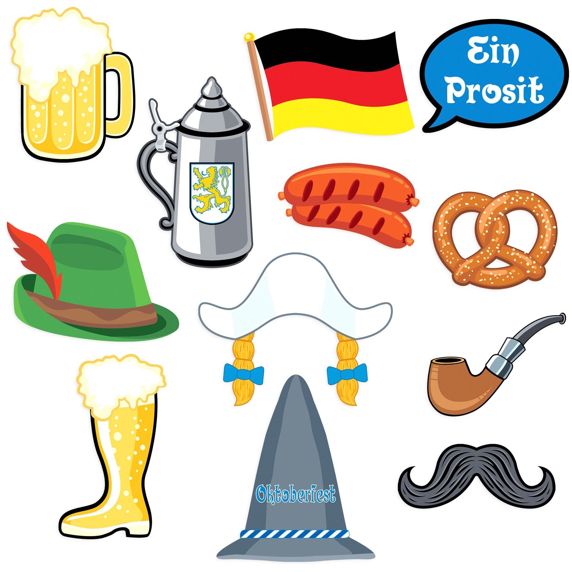 Oktoberfest Photo Booth Props 12ct | Party City