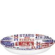 Patriotic Red, White & Blue 4th of July Serving Bowl