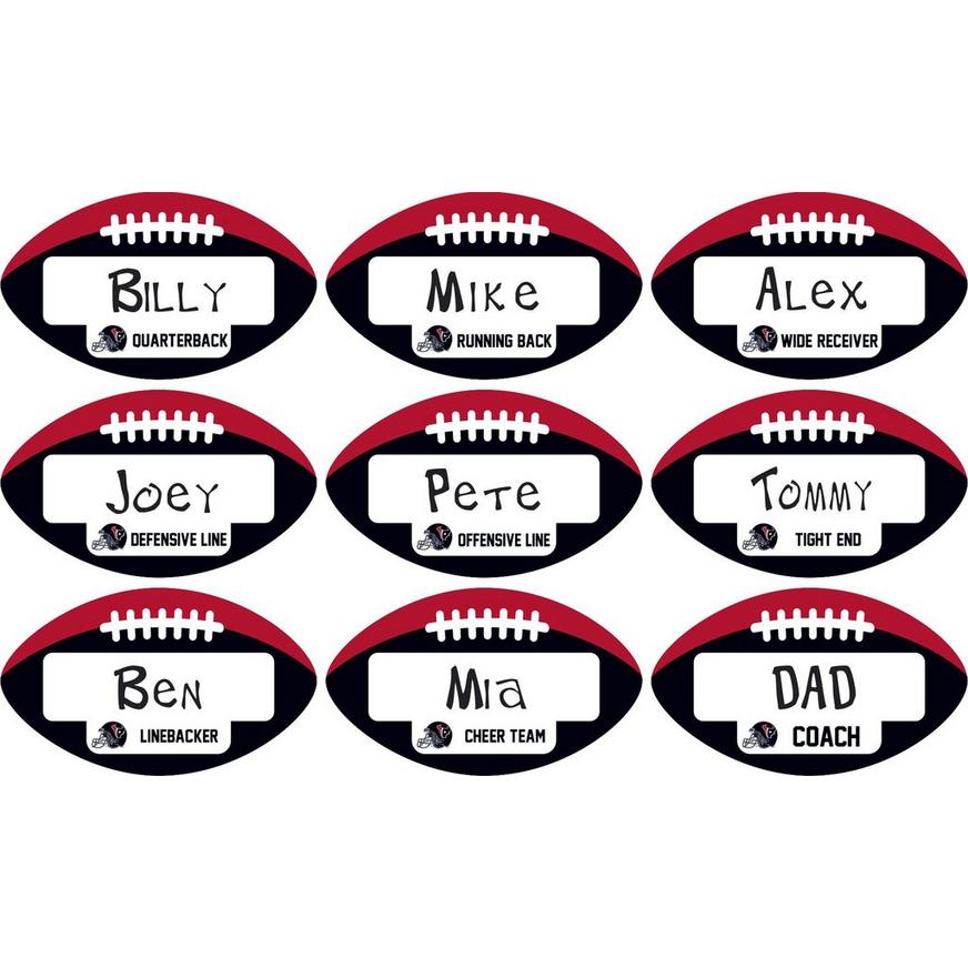 Houston Texans Place Cards 9ct
