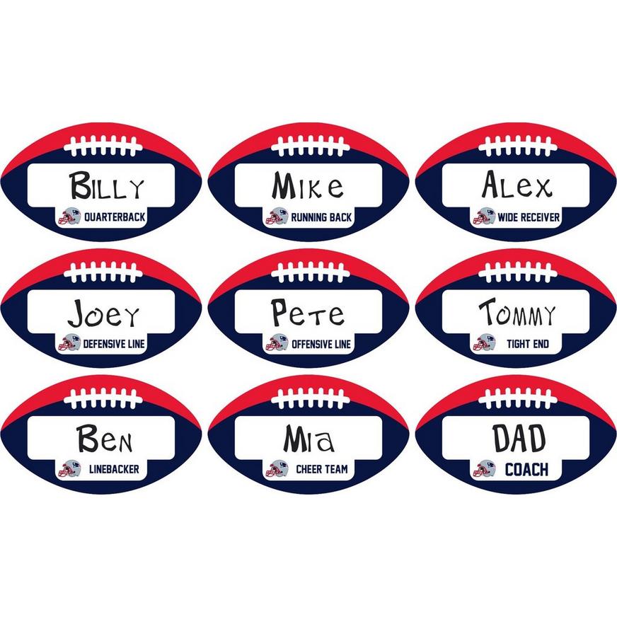New England Patriots Place Cards 9ct