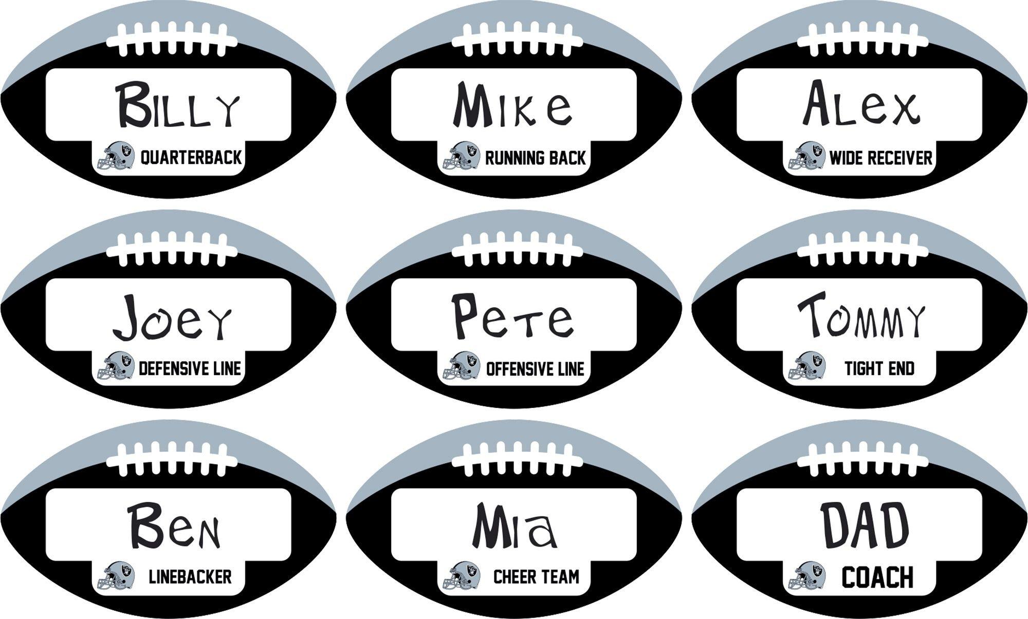 Las Vegas Raiders Place Cards, 9ct | Party Themes Theme Party