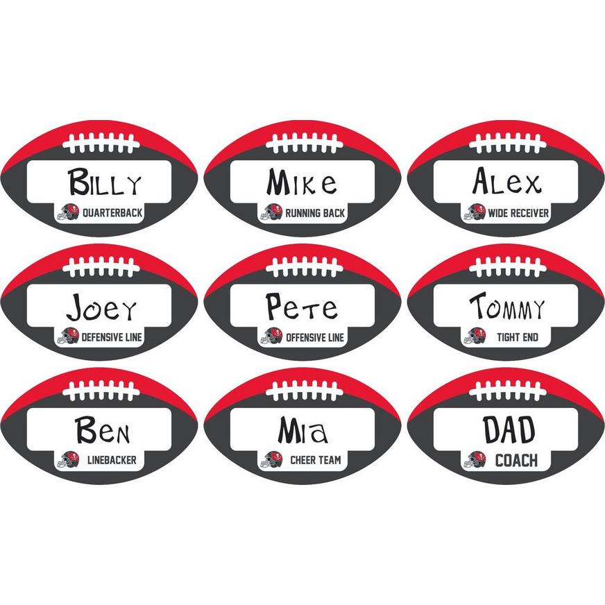 Tampa Bay Buccaneers Place Cards 9ct