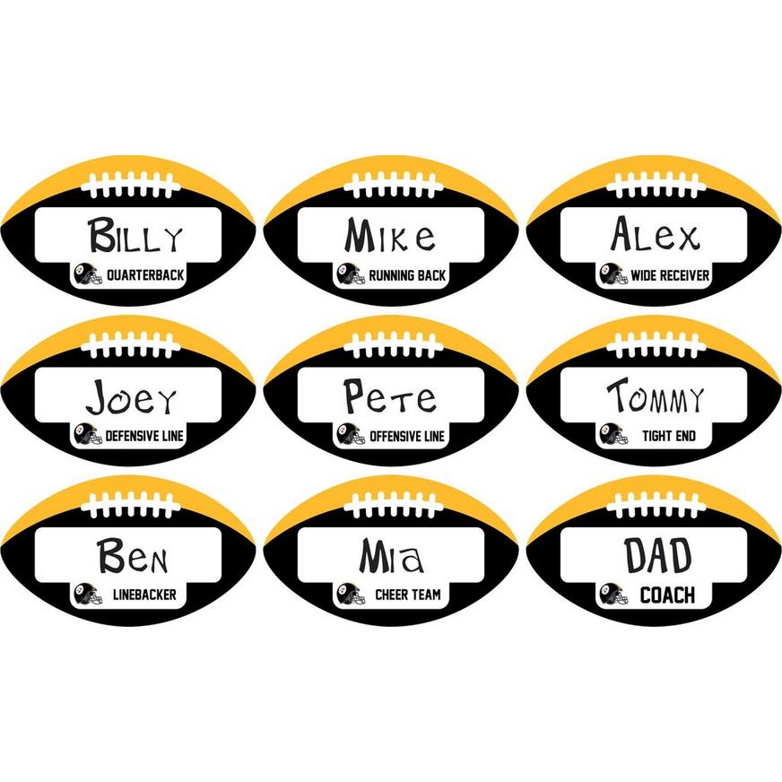 Pittsburgh Steelers Place Cards 9ct