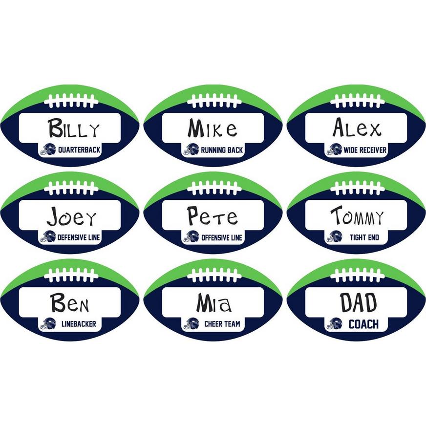 Seattle Seahawks Place Cards 9ct