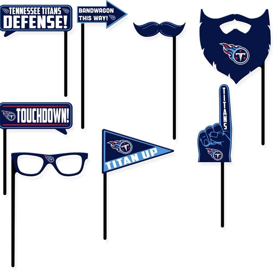 Tennessee Titans Photo Booth Props 9ct