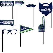 Seattle Seahawks Photo Booth Props 9ct