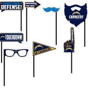 Los Angeles Chargers Photo Booth Props 9ct