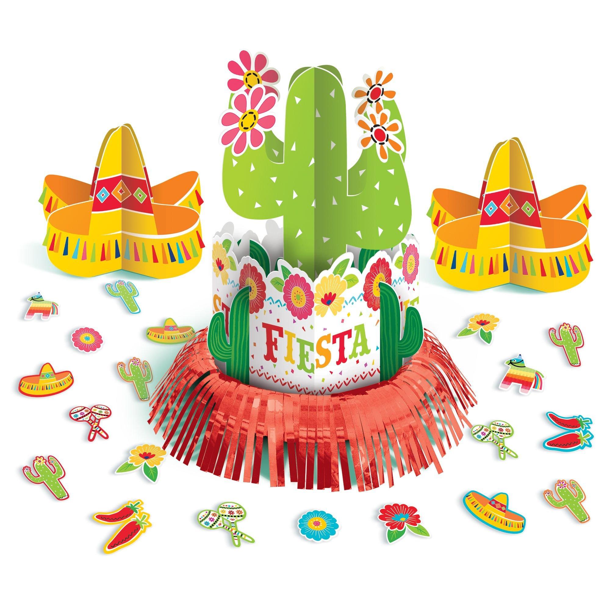 Cinco de Mayo Fiesta Party Supplies 43Pcs Mexican Party Decor Paper Fans  Banner