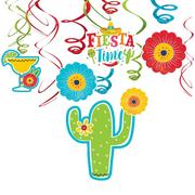 Fiesta Time Swirl Decorations 12ct
