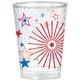 Patriotic Red, White & Blue Stars Plastic Cups 40ct