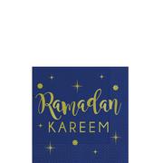 Metallic Gold Ramadan Kareem Beverage Napkins 16ct