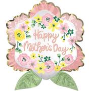 Floral Mother's Day Satin Flower Balloon, 25in