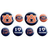 Auburn Tigers Buttons 8ct