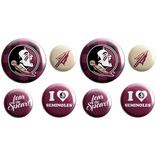 Florida State Seminoles Buttons 8ct