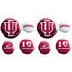 Indiana Hoosiers Buttons 8ct