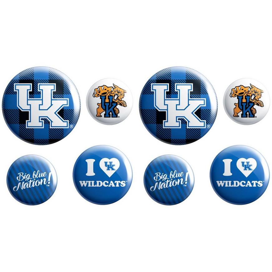 Kentucky Wildcats Buttons 8ct
