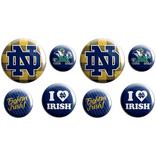 Notre Dame Fighting Irish Buttons 8ct