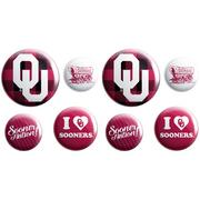 Oklahoma Sooners Buttons 8ct