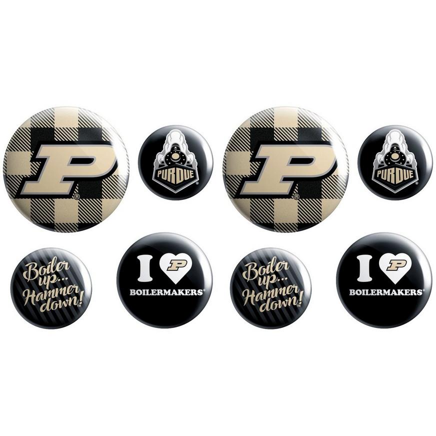 Purdue Boilmakers Buttons 8ct