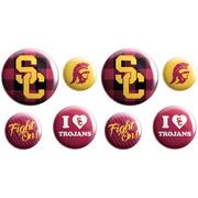 USC Trojans Buttons 8ct