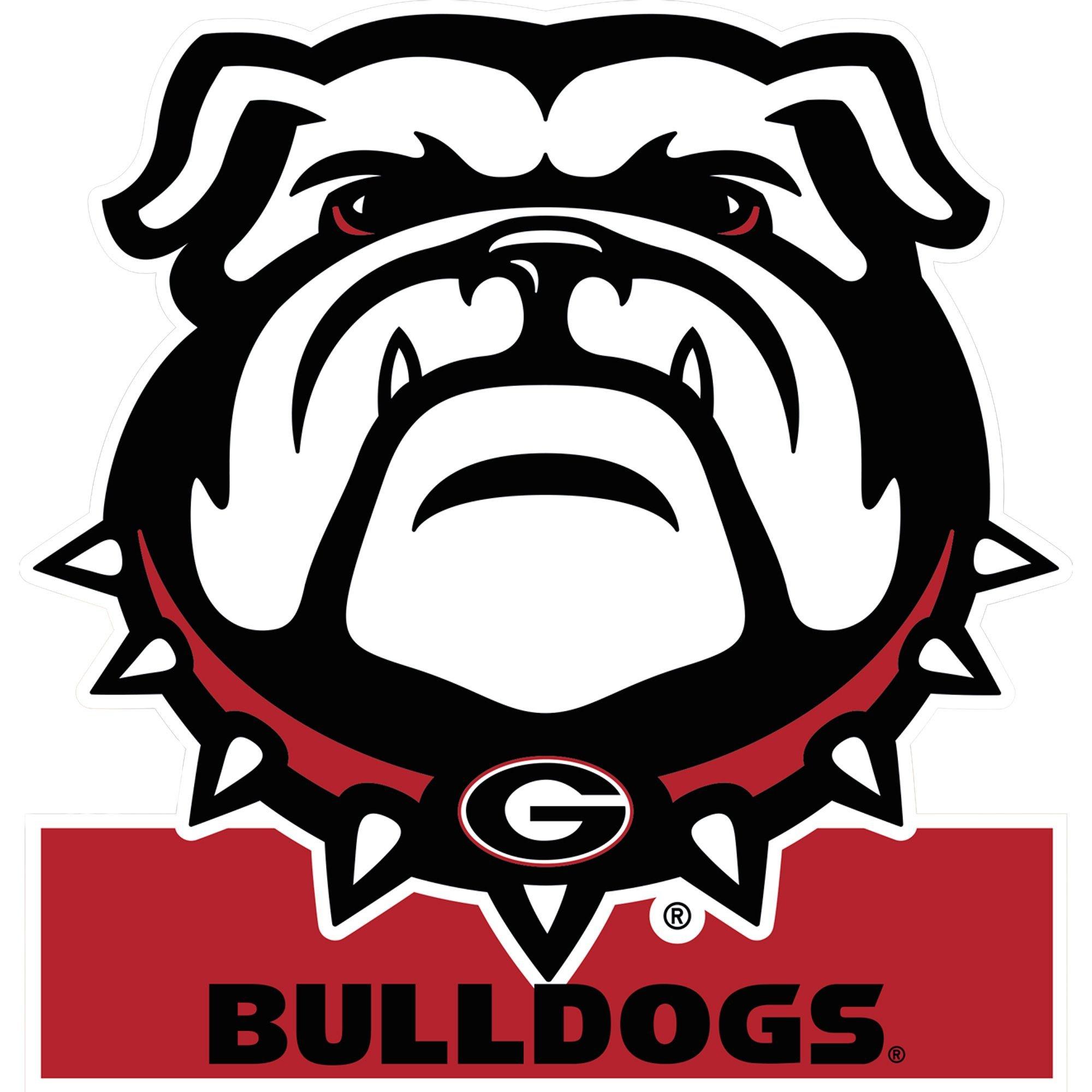 Georgia Bulldogs Mascot Table Sign