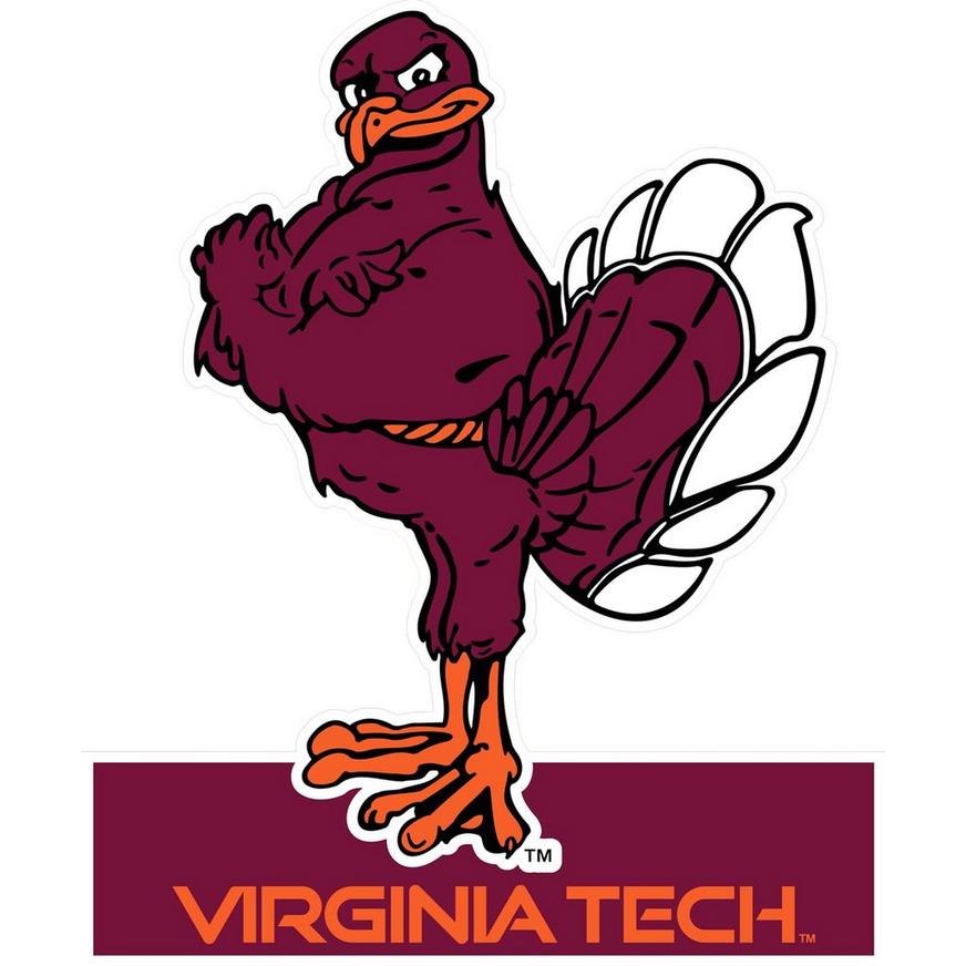 Virginia Tech Hokies Mascot Table Sign